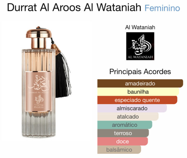 Durrat Al Aroos Al Wataniah Feminino - Eau de Parfum 85ml - Image 3